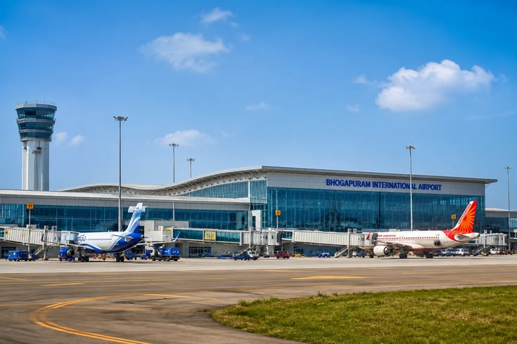Bhogapuram International Airport daylight terminal view